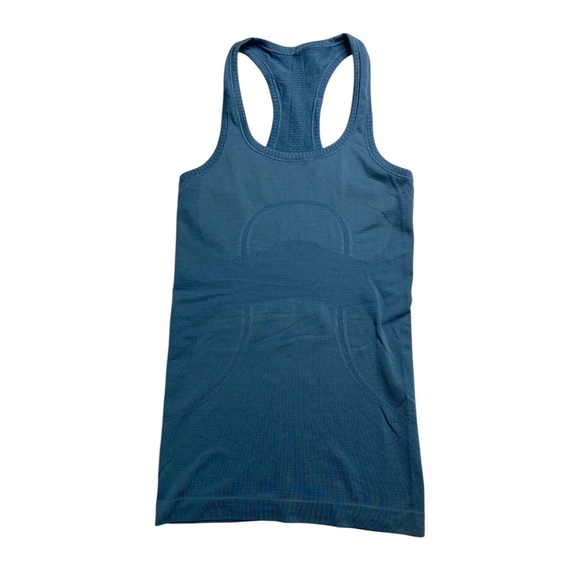 lululemon athletica Blue Racerback Tank Top - Picture 1 of 6